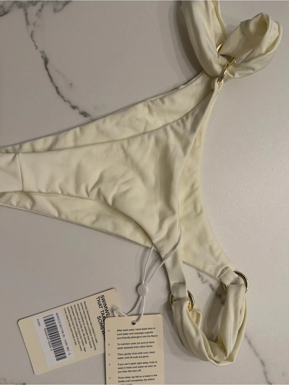 Monday Swimwear Morocco bottom in ivory